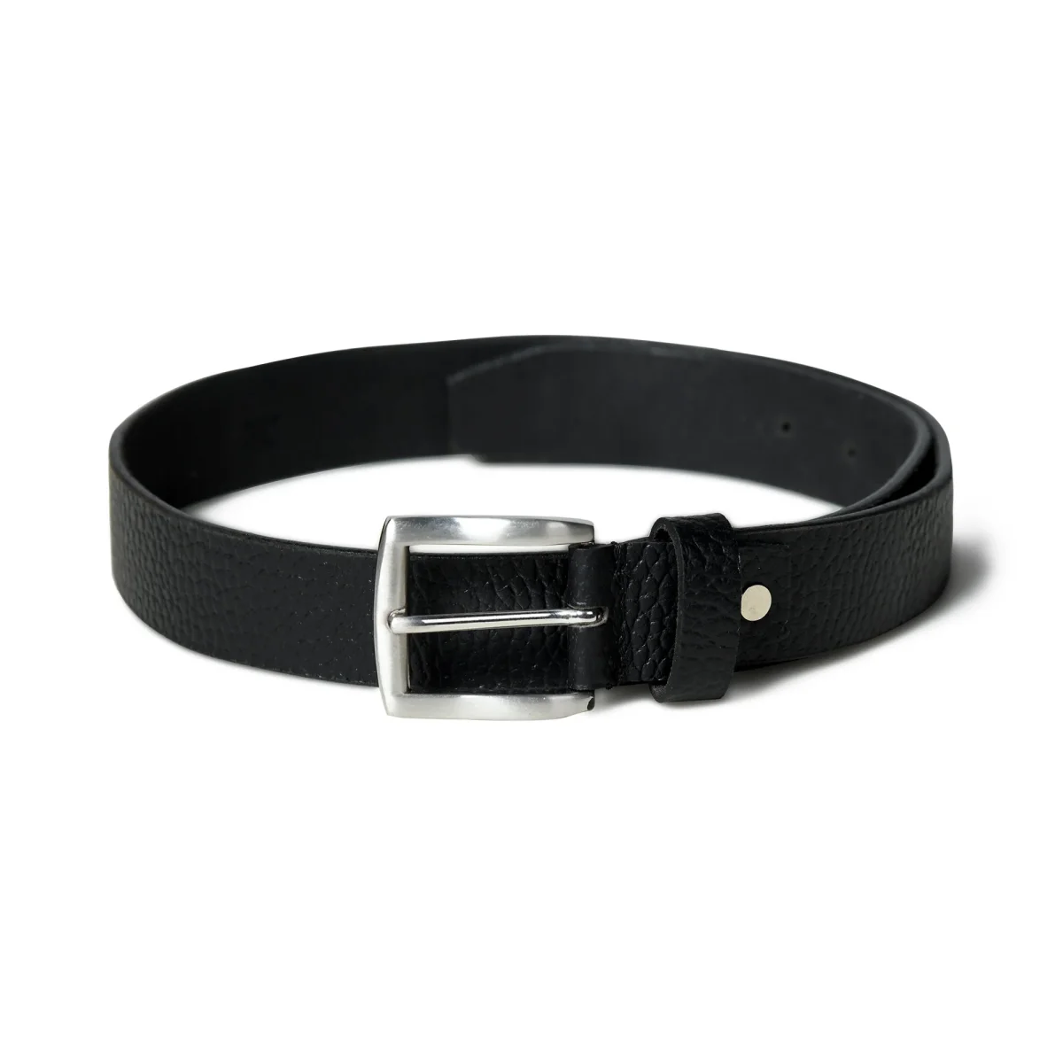 Nexus Black Leather Belt – Bild 4