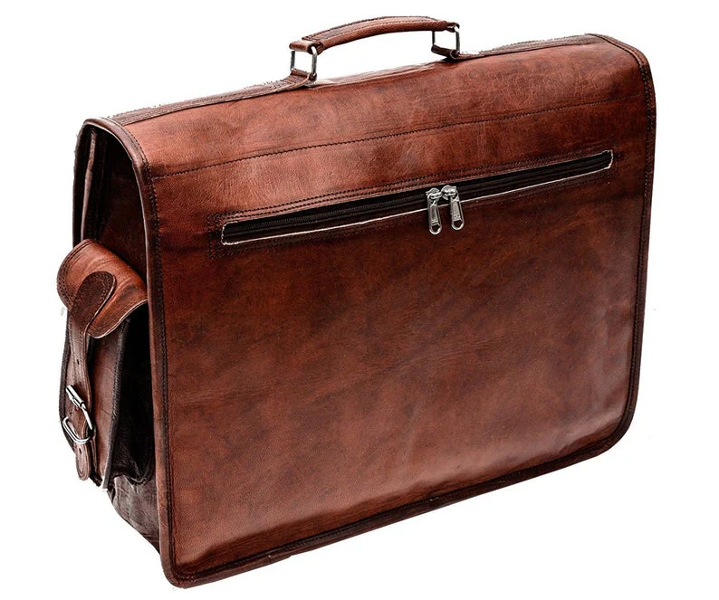 Vintage Computer Leather Bag – Bild 6