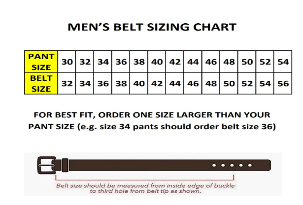 Minimalist Black Leather Belt – Bild 7